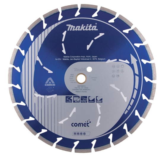 Изображение Dimanta griešanas disks Makita Comet Rapid; 350 mm
