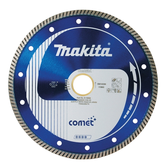 Изображение Dimanta griešanas disks Makita Comet; 230 mm