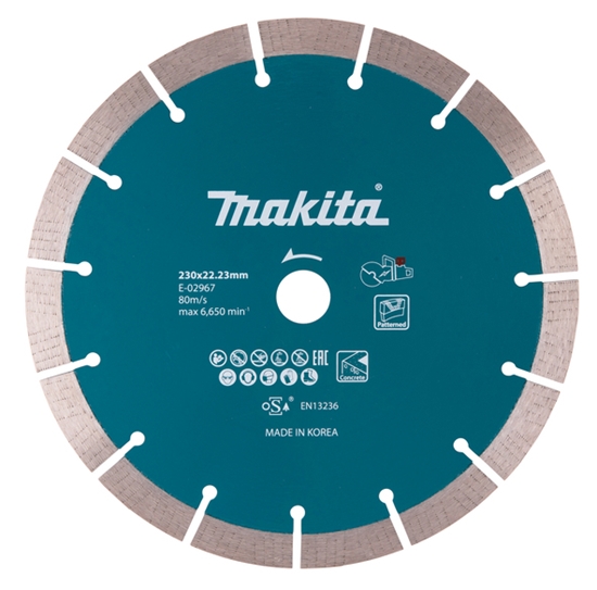 Изображение Dimanta griešanas disks Makita E-02967; 230 mm