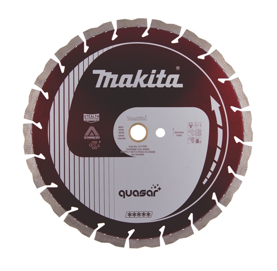 Изображение Dimanta griešanas disks Makita Quasar; 300 mm