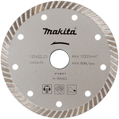 Изображение Dimanta griešanas disks Makita Turbo; 125 mm