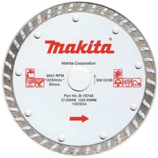 Изображение Dimanta griešanas disks Makita Turbo; 125x20 mm