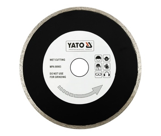 Picture of Dimanta griešanas disks mitrai griešanai Yato YT-6017; 200x25,4 mm