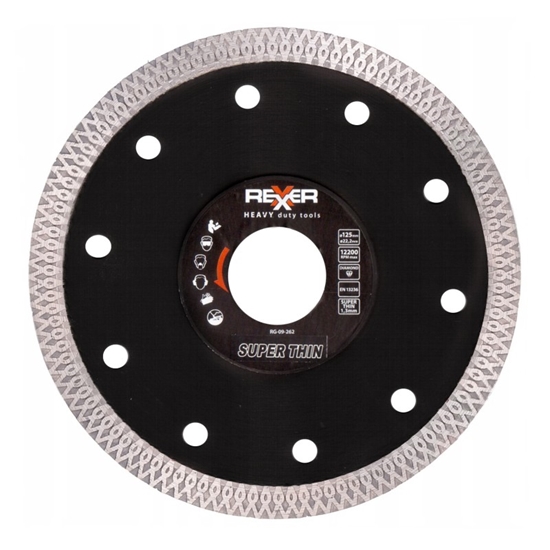 Picture of Dimanta griešanas disks Rexxer RC-09-262; 125 mm