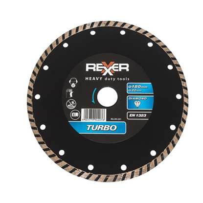 Picture of Dimanta griešanas disks Rexxer RG-09-241; 180 mm