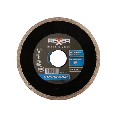 Picture of Dimanta griešanas disks Rexxer RG-09-243; 115 mm