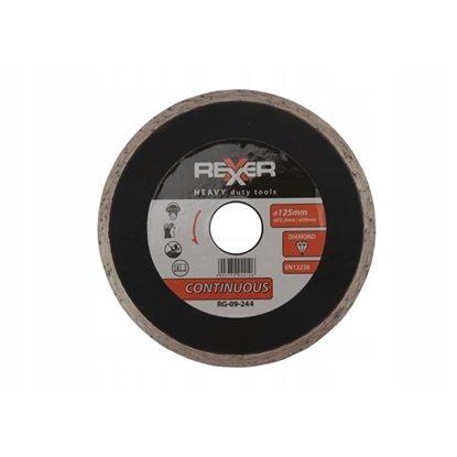 Изображение Dimanta griešanas disks Rexxer RG-09-244; 125x22,2 mm