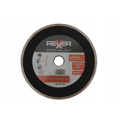 Изображение Dimanta griešanas disks Rexxer RG-09-245; 180 mm