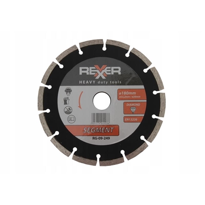 Изображение Dimanta griešanas disks Rexxer RG-09-249; 180x22,2 mm