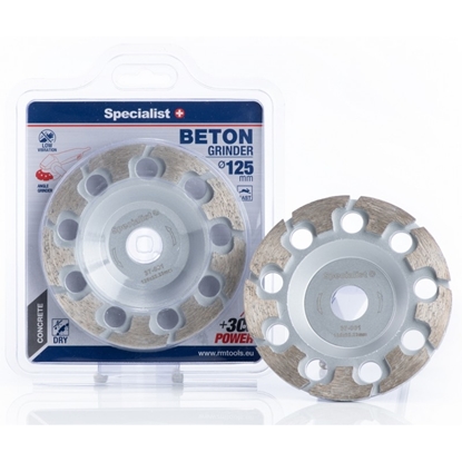 Attēls no Dimanta slīpēšanas disks Specialist 37-001; 125 mm