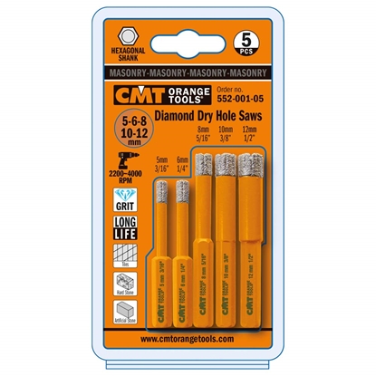 Изображение dimanta urbju komplekts CMT 552-001-05; 5 gab.