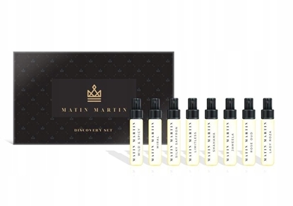 Picture of Discovery Set - Lady Roza Eau de Parfum 2ml + Jameela Eau de Parfum 2ml + Miral Eau de Parfum 2ml + Rouse Oud Eau de Parfum 2ml + Silky Saffron Eau de Parfum 2ml + Shahama Eau de Parfum 2ml + Limitless Eau de Parfum 2ml + Wild & Spicy Eau de Parfum 2ml