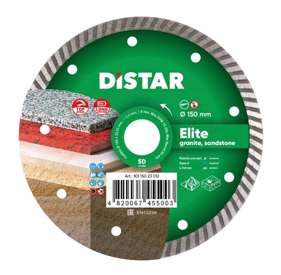 Picture of DISTAR TARCZA DIAMENTOWA ELITE 150 x 2,2 x 22,23mm TURBO