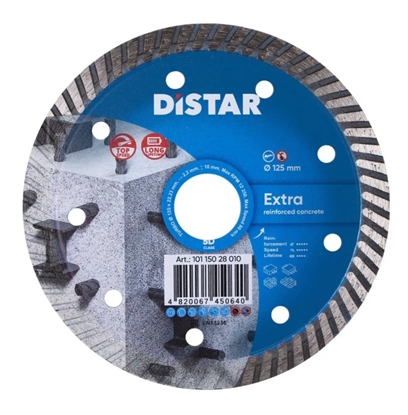 Attēls no DISTAR TARCZA DIAMENTOWA EXTRA 125 x 2,2 x 22,23mm TURBO