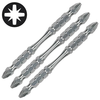 Picture of Divvirzienu rotējošs uzgalis Makita Torsion; PZ2; 3 gab.