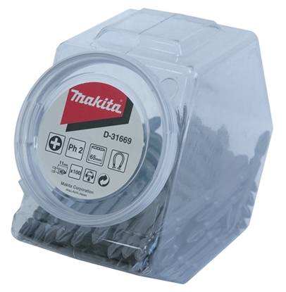 Picture of Divvirzienu rotējošs uzgalis Makita; PH2; 100 gab.