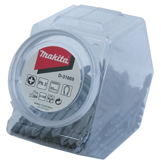 Picture of Divvirzienu rotējošs uzgalis Makita; PH2; 100 gab.