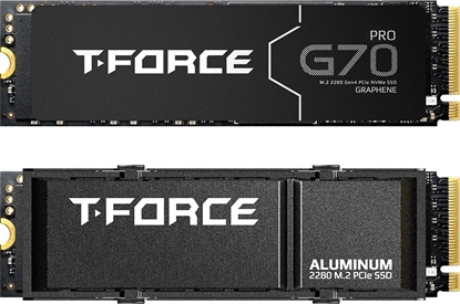Picture of Dysk SSD TeamGroup Dysk SSD T-FORCE G70 Pro 1TB M.2 PCIe NVMe Gen4 x4 (7400/5500) SLC HS