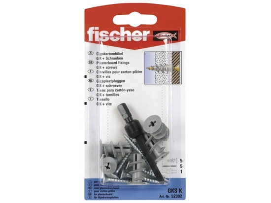 Picture of Dībelis ar skrūvi Fischer GKS; 5 gab.