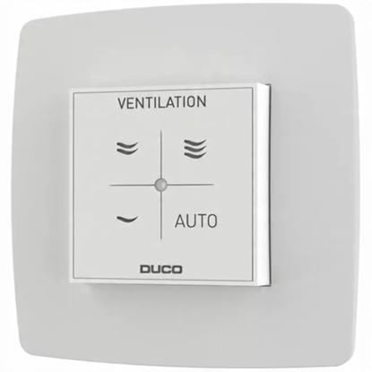 Picture of Duco CO2 Room sensor with command RF/Wired white