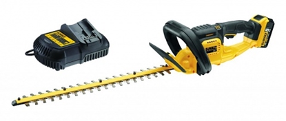 Изображение Dzīvžoga šķēres DeWalt DCM563P1; 18 V; 1x5,0 Ah akumulatora; garums 55 cm