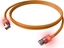 Picture of Easylan S/FTP DualBoot LED Patch Cable Cat.6A, RJ45 / RJ45, LSOH, orange, 1.5 m