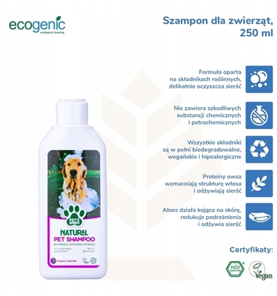 Picture of ECOGENIC Ecogenic* Pets Green* Szampon dla zwierzt, 250 ml