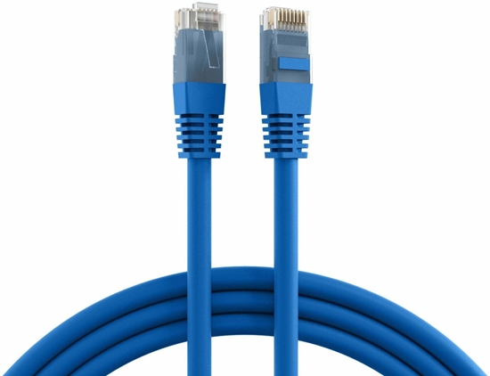 Picture of EFB EFB Electronics 5m Cat6 Patch 5m Cat6 U / UTP (UTP) Blue Network Cable (K8100BL.5)