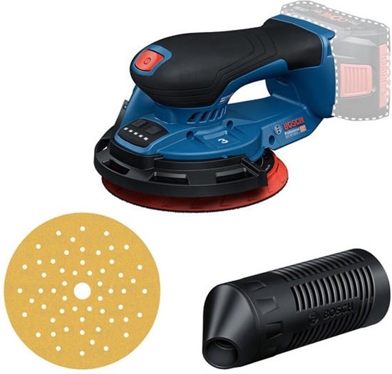 Picture of Ekscentra slīpmašīna Bosch GEX 18V-150-3 Professional; 18 V (bez akumulatora un lādētāja) + L-BOXX 162
