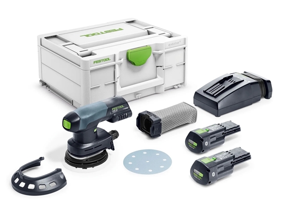 Изображение Ekscentra slīpmašīna Festool ETSC 125 3,0 I-Plus;  18 V; 2x3,0 Ah akum.