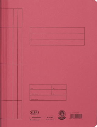 Picture of Elba Skoroszyt kartonowy Elba A4 250g.czerwony(100090784)