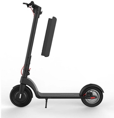 Attēls no Elektrinis paspirtukas Beaster Scooter BS801BMAX, 700 W, 36 V, 12.8 Ah, 25,4 cm ratai, juodas