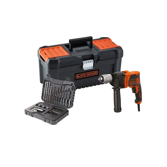 Picture of Elektriskā rokas triecienurbjmašīna Black & Decker BEH850KA32-QS; 850 W
