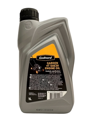 Picture of Eļļa Gudnord Garden SAE30 4T; 1 l; dārza tehnikai ar četrtaktu dzinējiem
