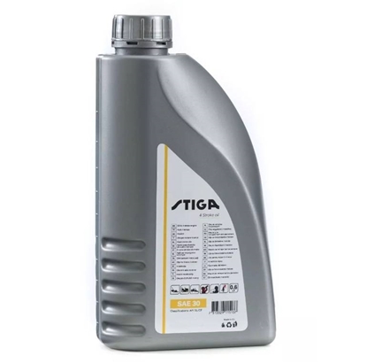 Изображение Eļļa Stiga SAE 30; 0,6 l zāles pļāvēju/zāliena traktoru dzinējiem