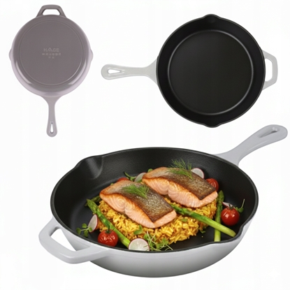 Picture of EMALIOWANA PATELNIA ELIWNA 26cm HAGE SZARA