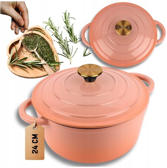 Picture of EMALIOWANY GARNEK ELIWNY 24cm 4L HAGE PINKOCELLO