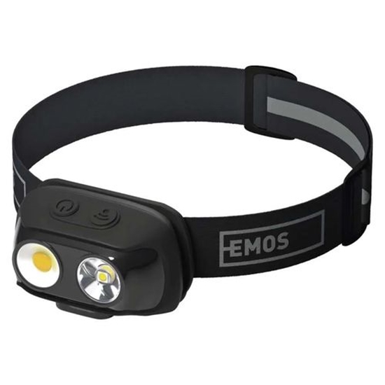 Picture of Emos COB LED P3542 Rechargeable Headlamp 500lm / 130m / 1200mAh