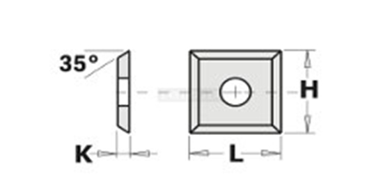 Picture of Ēveles asmeņi CMT 790.105.03; 10,5x10,5x1,5 mm; HWM; 1 gab.