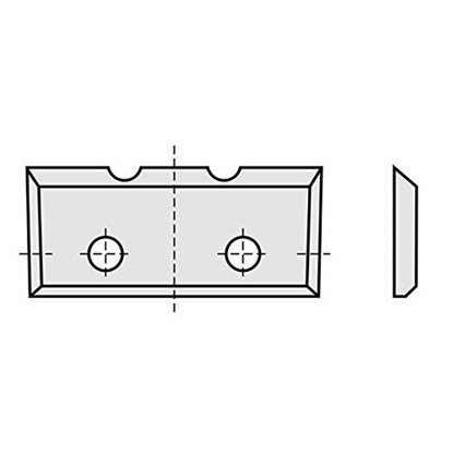 Attēls no Ēveles asmeņi CMT 790.230.2R; 23x7x1,5 mm