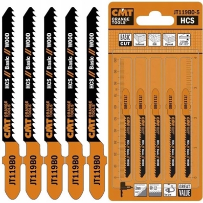 Attēls no Figūrzāģa asmeņi CMT JT119BO-5; 5 gab.