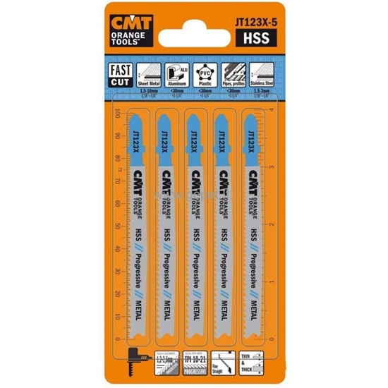 Picture of Figūrzāģa asmeņi CMT JT119BO-5; 5 gab.