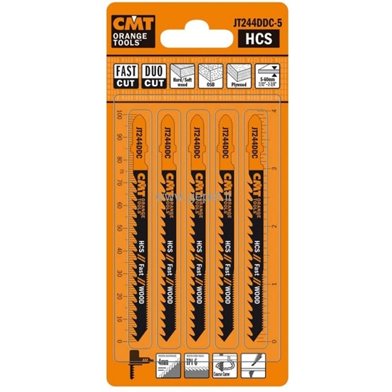 Picture of Figūrzāģa asmeņi CMT JT244DDC-5; 5 gab.