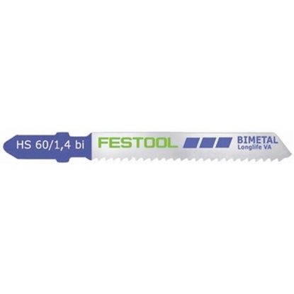 Изображение Figūrzāģa asmeņi Festool HS 60/1,4 BI VA; 5 gab.