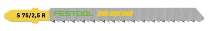 Picture of Figūrzāģa asmeņi Festool; 75 mm; 2,5 mm; 5 gab.