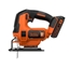 Изображение Figūrzāģis ar akumulatoru Black & Decker BDCJS18-QW; 18 V; 1x1,5 Ah akum.
