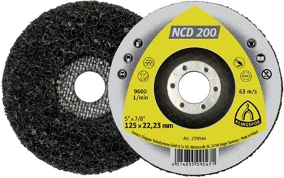 Attēls no Filca disks tīrīšanai Klingspor NCD 200; 125x22,23 mm; 5 gab.