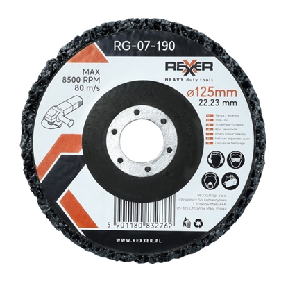 Изображение Filca disks tīrīšanai Rexxer RG-07-190; 125 mm