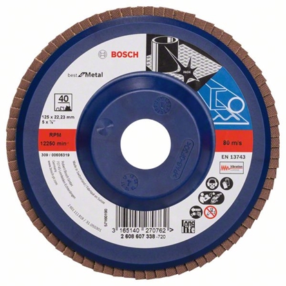 Picture of Bosch FLAP D.BEST F/METAL 125x40 PROSTA