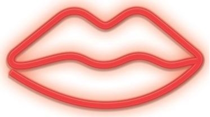 Изображение Forever Neon LED USTA czerwone Bat + USB Forever FLNEO8 Light